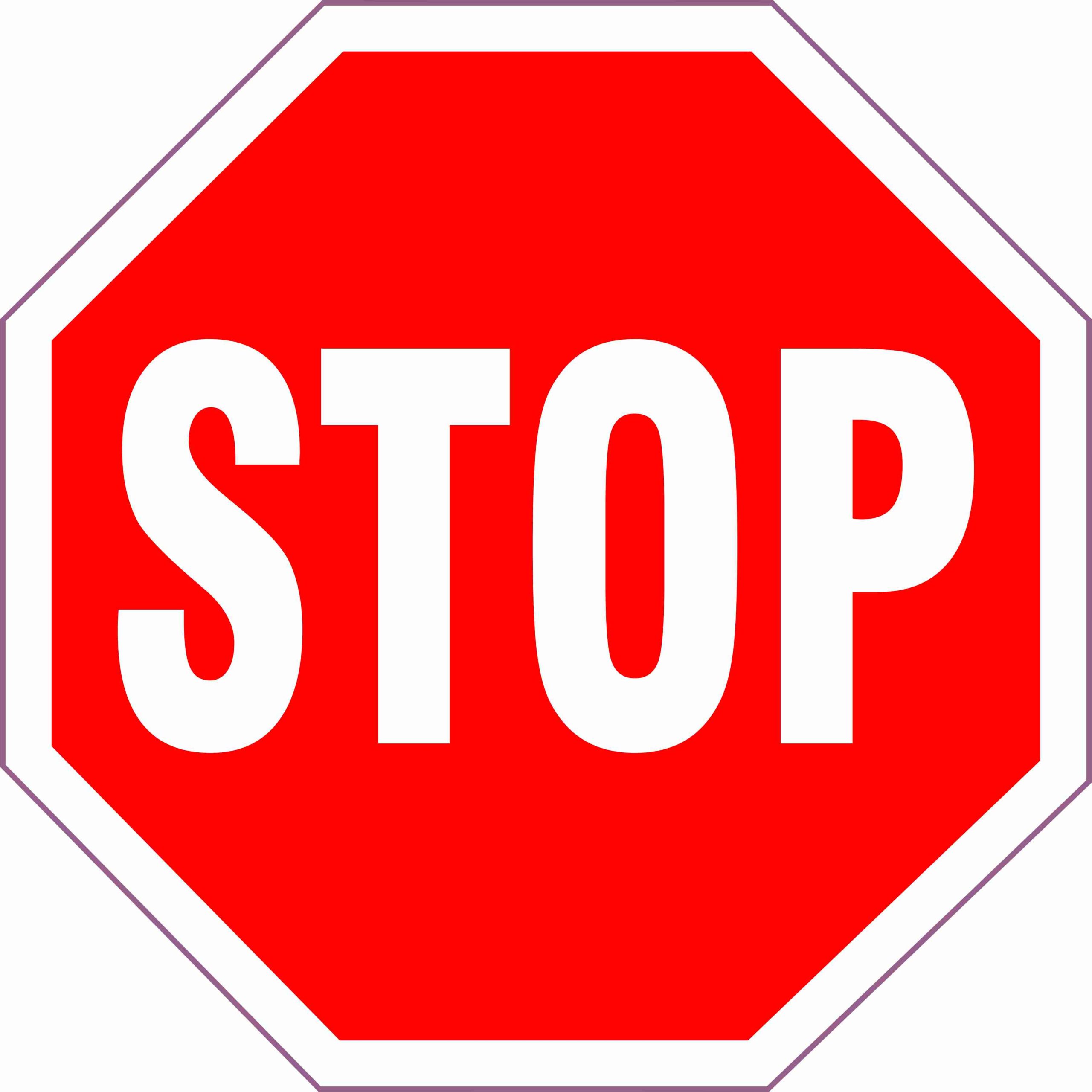 stop decal sign AS-STOP